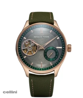 Renaud Tixier Monday Racing Green Rose Gold watch