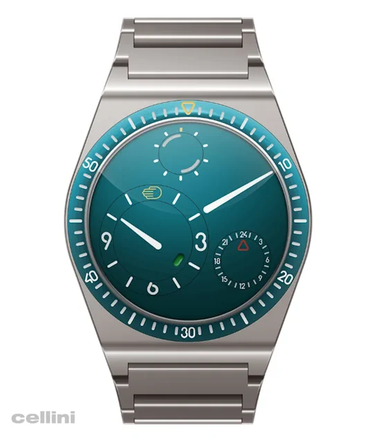 Ressence-Type-7-XV Aquamarine watch