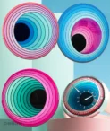 Ressence Type 8 DE1 Pink Titanium automatic Watch