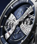 Roger Dubuis BiRetrograde Calendar Cosmic Blue Stainless Steel Watch