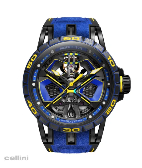Roger Dubuis Excalibur Spider Monobalancier Huracan DLC Titanium Watch
