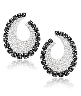 Black and White Diamond Scintilla Earrings