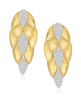 Diamond Petal Earrings