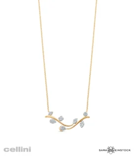 Sara Weinstock Yellow Gold Lierre Diamond Necklace - LIYW7HNK.