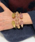 Pink Sapphire Bangles