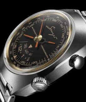 Singer Reimagined -1969 Chronograph stainless steel watch