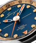 Singer Reimagined -1970 DualTrack cobalt Blue titanium Watch