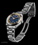 Singer Reimagined -1970 DualTrack cobalt Blue titanium Watch