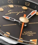 Singer Reimagined -1970 DualTrack Esspresso Brown Titanium Watch