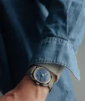 Singer Reimagined Caballero Titanium Avio Blue Watch