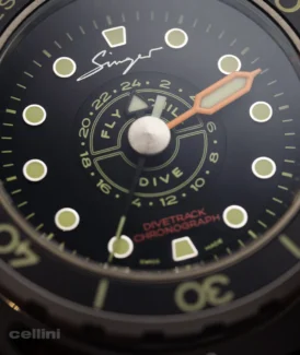 Singer Reimagined Titanium Divetrack watch