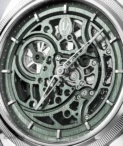 Parmigiiani TONDA PF Skeleton Slate Green Stainless Steel Watch
