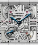 Cartier Tank Française Skelton Stainless Steel Watch -WHTA0025