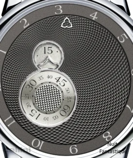 Trilobe - NUIT FANTASTIQUE - NF05 GB Guilloché Brume Titanium Watch