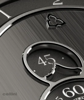 Trilobe TRENTE-DEUX Sunray Grey Stainless Steel Watch