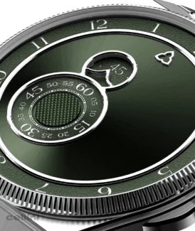 Trilobe Trente-Deux Sunray Green Stainless Steel Watch