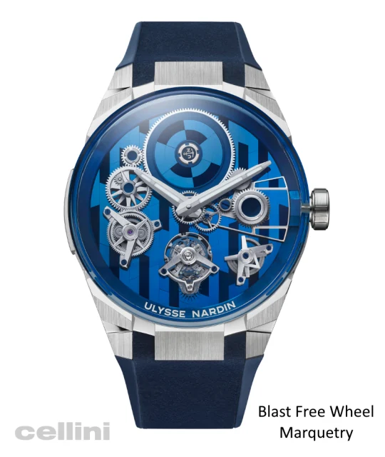 Ulysse-Nardin Blast Free Wheel Marquetry Watch