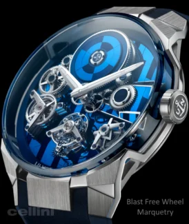 Ulysse-Nardin Blast Free Wheel Marquetry Watch