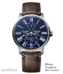 UN Marine Torpilleur Blue Enamel Brown Strap 42mm -1183-310LE-3AE-175