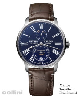 UN Marine Torpilleur Blue Enamel Blue Strap_42mm -1183-310LE-3AE-175