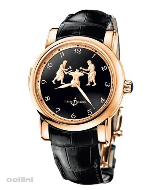 Ulysee-Nardin Forgeron Minute Repeater Rose Gold Watch