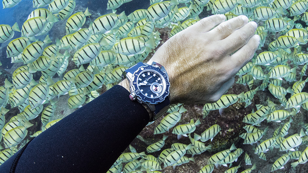 Ulysse Nardin Partners with Free Diver Fred Buyle