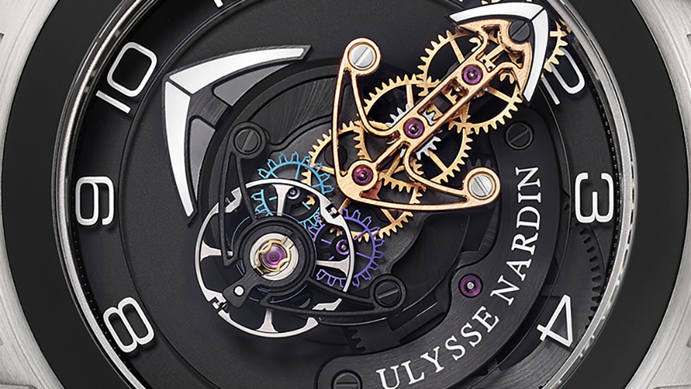 Time-lapse of the Ulysse Nardin Freak Out Black Gold