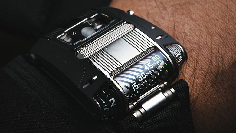 Urwerk UR-111C Two-Tone wristshot