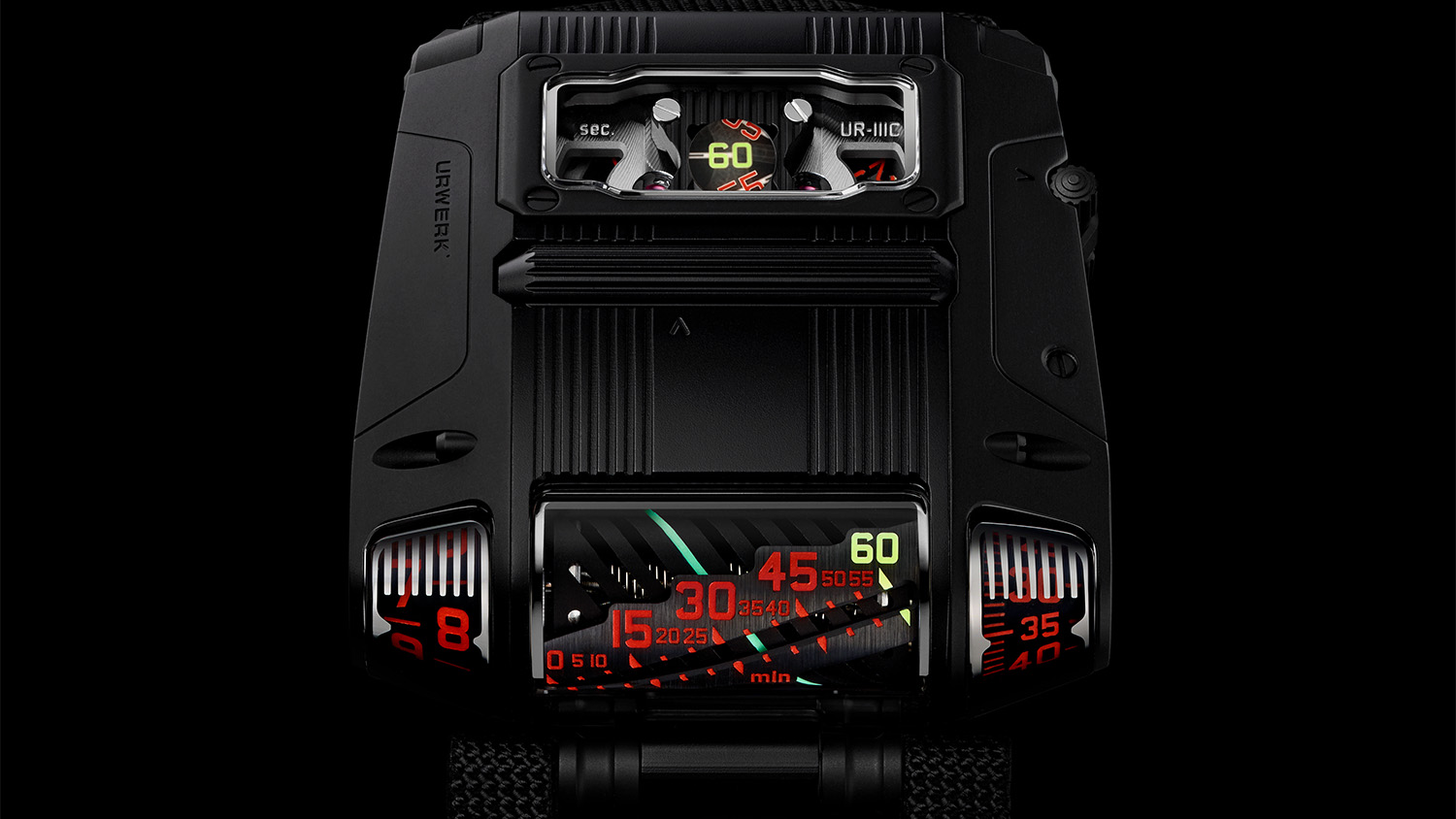 Urwerk Thinks Lateral with the UR-111C Black