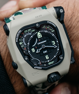 Urwerk EMC Time Hunter Desert Sage