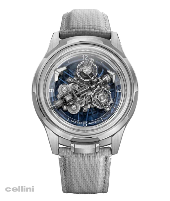 Ulysee-Nardin super Freak White Gold Watch