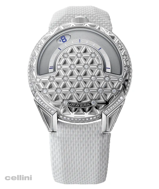 Urwerk UR 101 Diamond Sky Steel and Diamond Watch