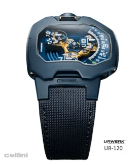 Urwerk UR 120 Blue Planet Steel Watch