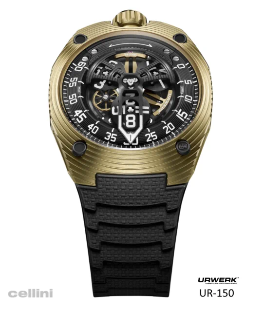 Urwerk UR-150 Golden Scorpion Yellow Gold Watch