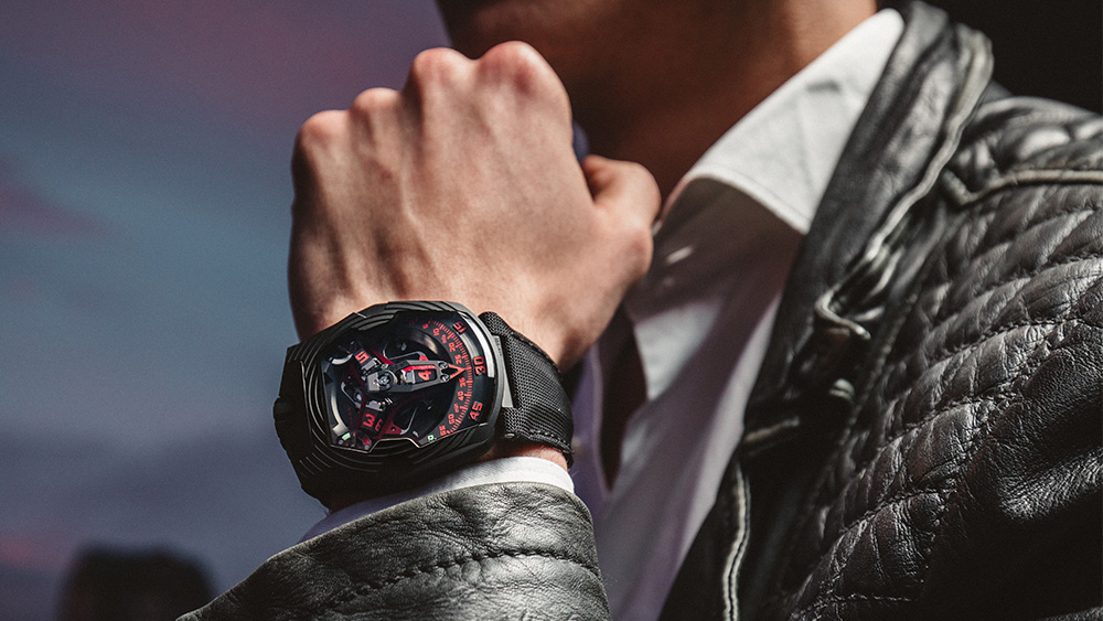 Urwerk Creates the UR-210 in Black Platinum