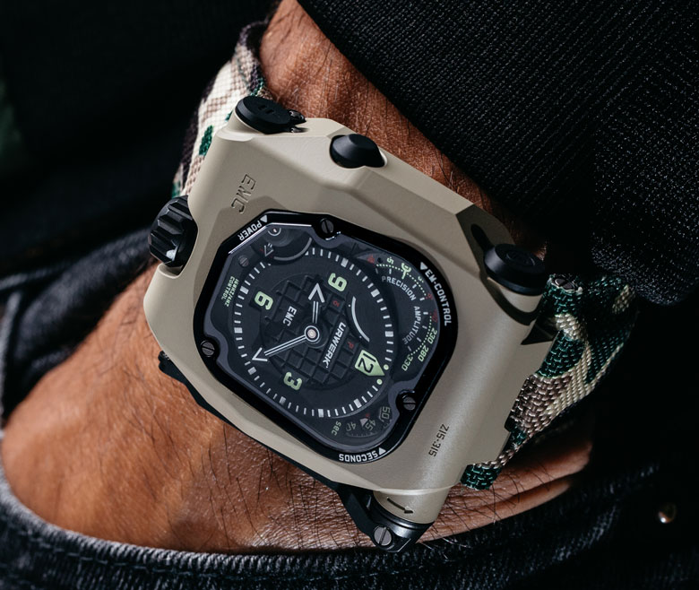 Urwerk EMC Time Hunter Desert Sage