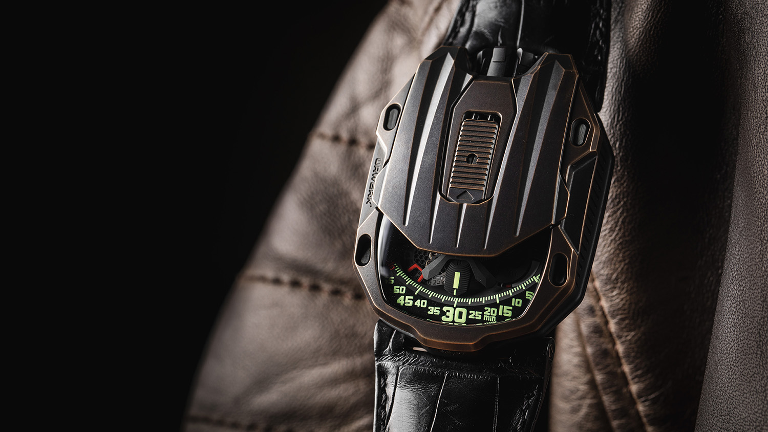 Urwerk Introduces UR-105 CT Maverick with Bronze Case