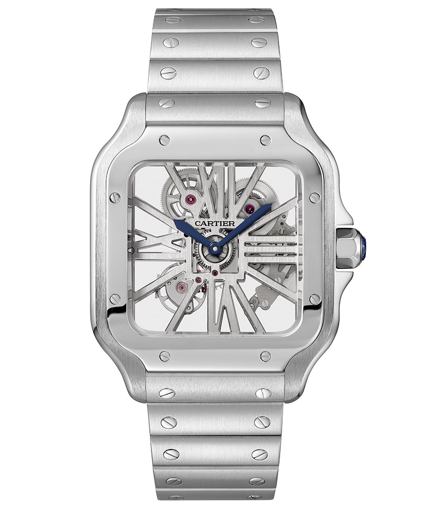 cartier santos skeleton watch