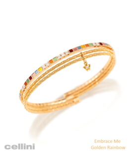 Wellendorf - Bracelet - Embrace Me. Golden Rainbow