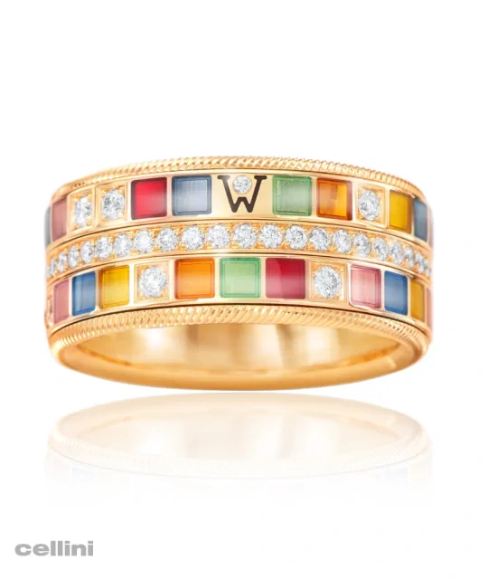 Wellendorff Golden Rainbow Yellow Gold Ring, 607434