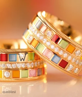 Wellendorff Golden Rainbow Yellow Gold Ring, 607434
