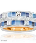 Wellendorff Ring Endless Ocean White Gold with diamond