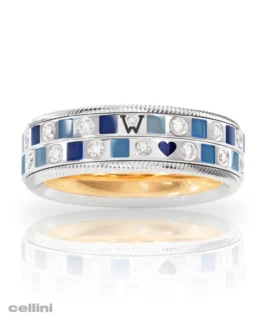 Wellendorff Ring Endless Ocean White Gold with diamond