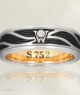 Wellendorff Men's White Gold S 752 Spinning Ring