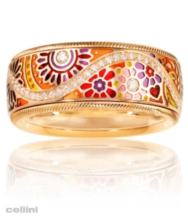 Wellendorf-Ring-Flower Power Ring
