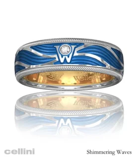 Wellendorff - Shimmering Waves Ring 607167WG_
