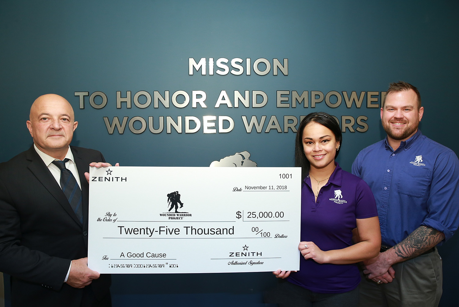 Zenith Partners with Wounded Warrior Project