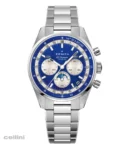 Zenith Chronomaster-Original Triple Calendar Lapis Lazuli Stainless Steel Watch