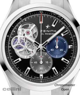 Zenith Chronomaster Open SS Black Dial