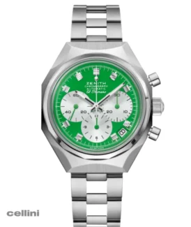 Zenith - DEFY Chronograph USM Green Dial Stainless Steel Watch